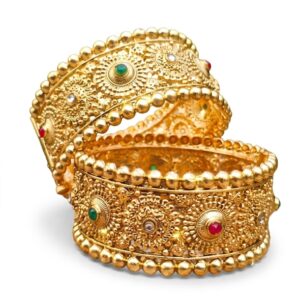 Elegant traditional bangle set