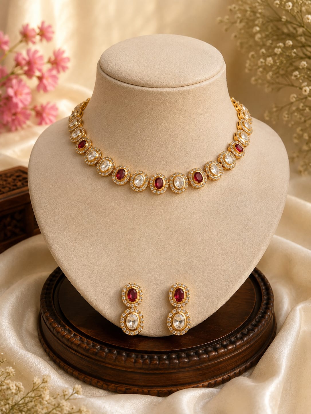Premium Moissanite Necklace Set - Image 2